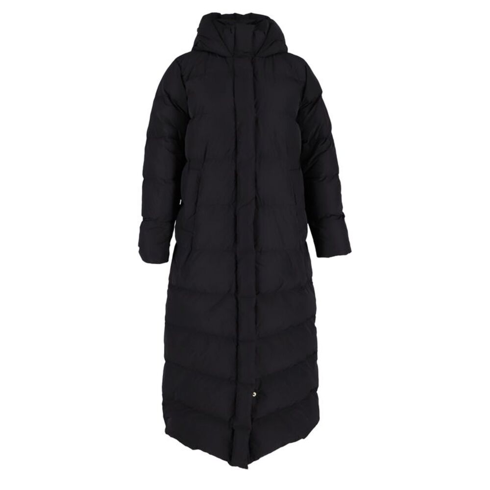 Max Mara Puffer Down Coat in Black Polyamide